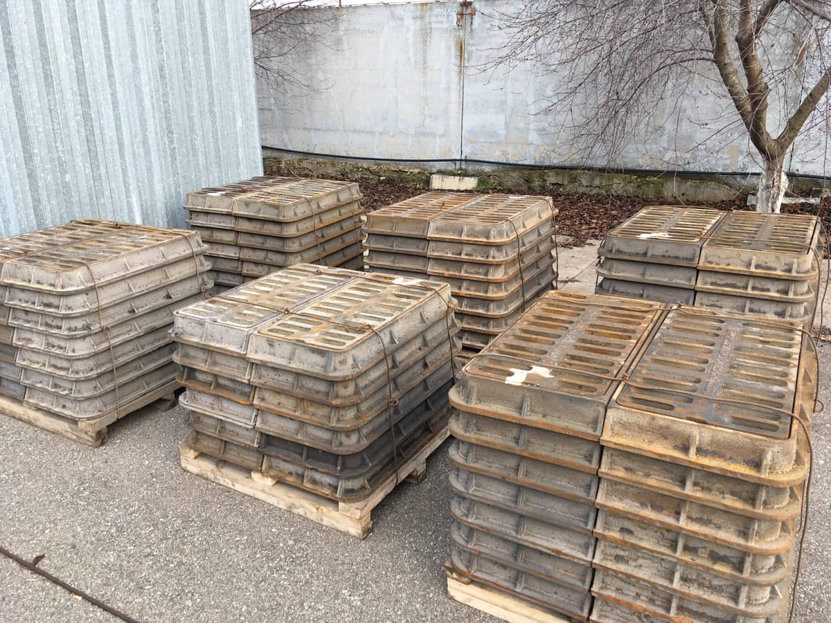 Дождеприемник чугунный ДБ1 В125 ГОСТ 3634-99 нагрузкой до 12,5 тонн